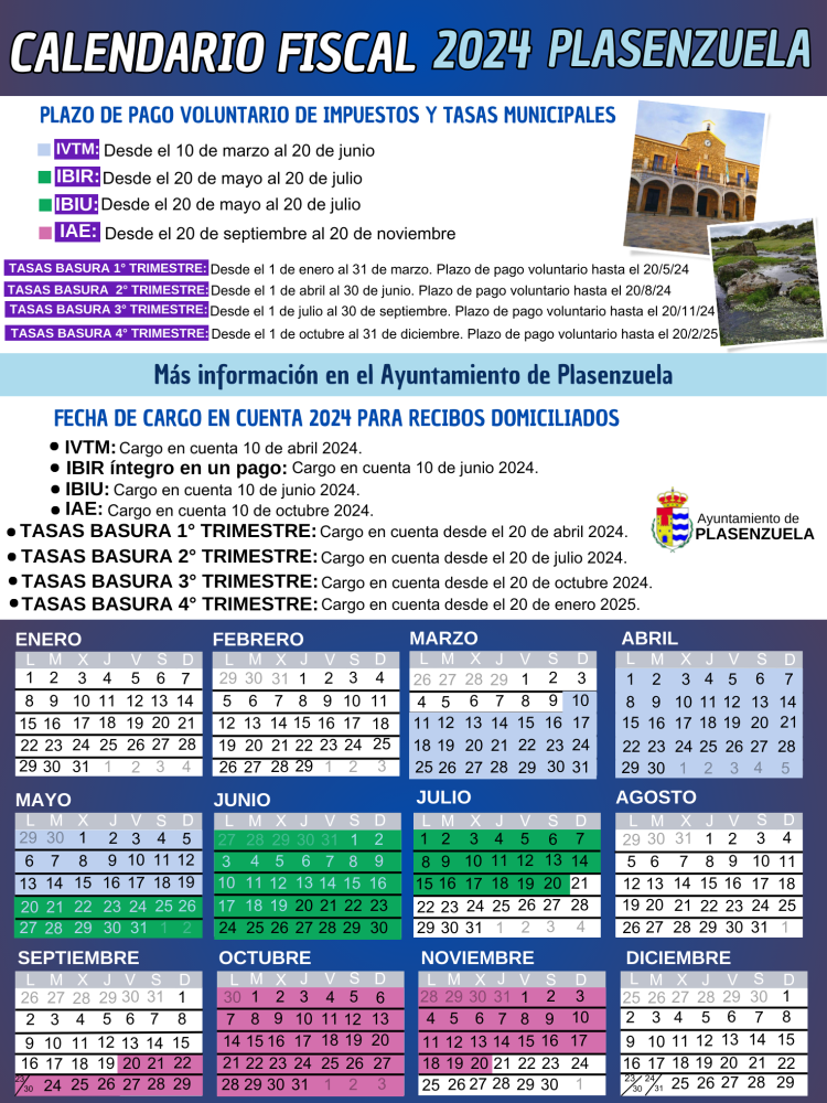 Calendario Fiscal 2024